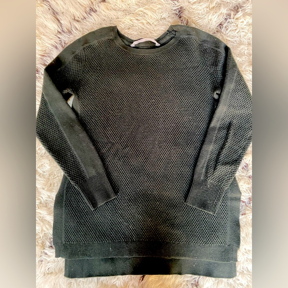 Athleta evergreen crewneck sweater.